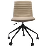 RAPIDLINE PIXEL SWIVEL 5 STAR BASE CHAIR ALMONDBLACK