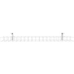 RAPIDLINE SINGLE TIER CABLE BASKET ONLY 1250MM WHITE
