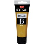 JASART BYRON ACRYLIC PAINT 75ML GOLD