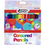 TEXTA COLOURED PENCILS ASSORTED PACK 24