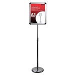 MANHATTAN SNAP FRAME FOYER STAND A3 SILVER