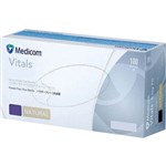 MEDIFLEX LATEX POWDER FREE DISPOSABLE GLOVES LARGE NATURAL PACK 100