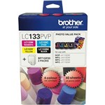 BROTHER LC133 INK CARTRIDGE PHOTO COLOUR VALUE PACK