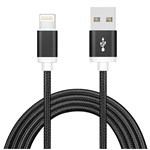 ASTROTEK USB MALE TO 8 PIN MALE LIGHTNING DATA SYNC CHARGER CABLE FOR IPHONE 1M BLACK