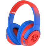 MOKI MIXI KID SAFE VOLUME LIMITED HEADPHONE WIRELESS BLUERED