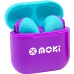MOKIPODS MINI TWS EARBUDS VOLUME LIMITED FOR KIDS PURPLEAQUA