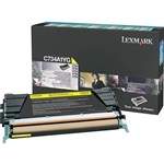 LEXMARK C734A1YG TONER CARTRIDGE YELLOW