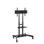 ATDEC ADTVC75 MOBILE HEAVY DUTY TV CART FOR 5080 INCH DISPLAYS BLACK