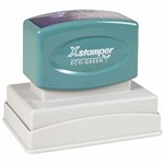 XSTAMPER N16 CUSTOM MADE PREINKED ADDRESS STAMP 39 X 64MM