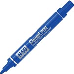 PENTEL N50 PERMANENT MARKER BULLET 15MM BLUE BOX 12