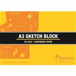 WRITER SKETCH BOOK TOP OPEN 110GSM 50 PAGE A3