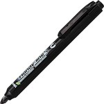 PENTEL PEN RETRACTABLE PERMANENT MARKER BULLET POINT BLACK