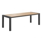 RAPIDLINE RIDGE OUTDOOR TABLE LARGE EUROPEAN OAKBLACK PC