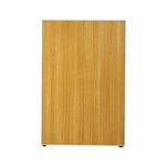 STEELCO 1 TIER OVERHEAD CUPBOARD 1200 X 800 X 450MM NATURAL BEECH