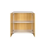 STEELCO 1 TIER GROUND CUPBOARD 800 X 800 X 450MM NATURAL BEECH