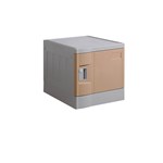 STEELCO ABS PLASTIC LOCKER 1 DOOR SIXTH HEIGHT 390 X 380 X 500MM