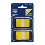FLAGS 25X44 MM TRANSPARENT TINTED FLAG YELLOW PACK 2  