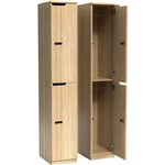 OLG KNOX 2 DOOR LOCKER 305 X 455 X 1805MM NEW OAK RAVINE