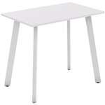 OLG FLARE BAR LEANER 4 LEG WHITE FRAME 1200MM X 750MM WHITE