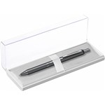 PENTEL BL407 ENERGEL METALLIC RETRACTABLE GEL INK PEN 07MM METAL BLACK BARREL BLACK INK