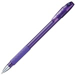 PENTEL BX487 IFEELIT BALLPOINT PEN 07MM VIOLET BOX 12