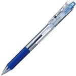 PENTEL BXB117 VFEEL RETRACTABLE BALLPOINT PEN 07MM BLUE BOX 10
