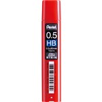 PENTEL C275 AIN STEIN MECHANICAL PENCIL LEAD REFILL 05MM HB RED TUBE 12