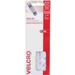VELCRO BRAND   STICKON HOOK AND LOOP STRIP 20 X 150MM WHITE