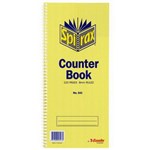 SPIRAX 544 COUNTER BOOK SPIRAL BOUND SIDE OPEN CASH RULED 120 PAGE 297 X 135MM