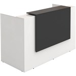 SORRENTO RECEPTION COUNTER 1800 X 840 X 1150MM CHARCOALWHITE