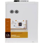QUARTET BASICS MAGNETIC WHITEBOARD 360 X 280MM WHITE FRAME