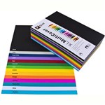 QUILL COVER PAPER 125GSM A3 ASSORTED PACK 500