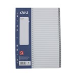 DELI DIVIDERS PVC 131 TAB A4 GREY