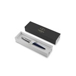 PARKER BALLPOINT PEN JOTTER ROYAL BLUE CHROME