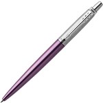 PARKER JOTTER BALLPOINT PEN MEDIUM BLUE INK VICTORIA VIOLET CHROME