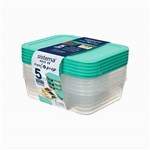 SISTEMA MEAL PREP NEST IT 5 PACK TRI 19L