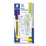 STAEDTLER WRITING PEN PURPLE PACK 10