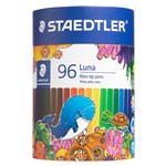 STAEDTLER LUNA MARKERS FIBRE TIP 10MM ASSORTED COLOURS PACK 96