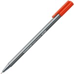 STAEDTLER TRIPLUS 334 FINELINER SUPERFINE PEN 03MM RED