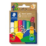 NORIS JUMBO 842 MODELLING CLAY BASIC COLOURS ASSORTED PACK 6 HANGSELL
