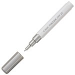 PILOT PINTOR PAINT MARKER BULLET EXTRA FINE 07MM SILVER