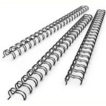 GOLD SOVEREIGN WIRE BINDING COMB 23 LOOP 32MM A4 BLACK BOX 50