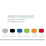 SYLEX KALEIDO UNIVERSAL SEAT CUSHION ORANGE