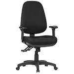 STYLE ERGONOMICS TR600 3 LEVER TASK CHAIR WITH ARMS BLACK