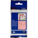 BROTHER TZERE34 RIBBON TAPE 12MM GOLD ON PINK