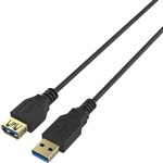 COMSOL USB 30 EXTENSION CABLE A MALE TO A FEMALE 2METER BLACK