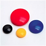 VISTA MAGNETIC WHITEBOARD BUTTONS 20MM ROUND BLUE PACK 10