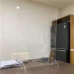 VIRASCREEN PREMIUM SNEEZE GUARD SMALL 600 X 800MM CLEAR