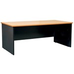 LOGAN DESK 1500 X 750 X 730MM BEECHIRONSTONE