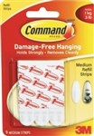 COMMAND HOOK REPLACEMENT STRIPS 17021P MEDIUM 
